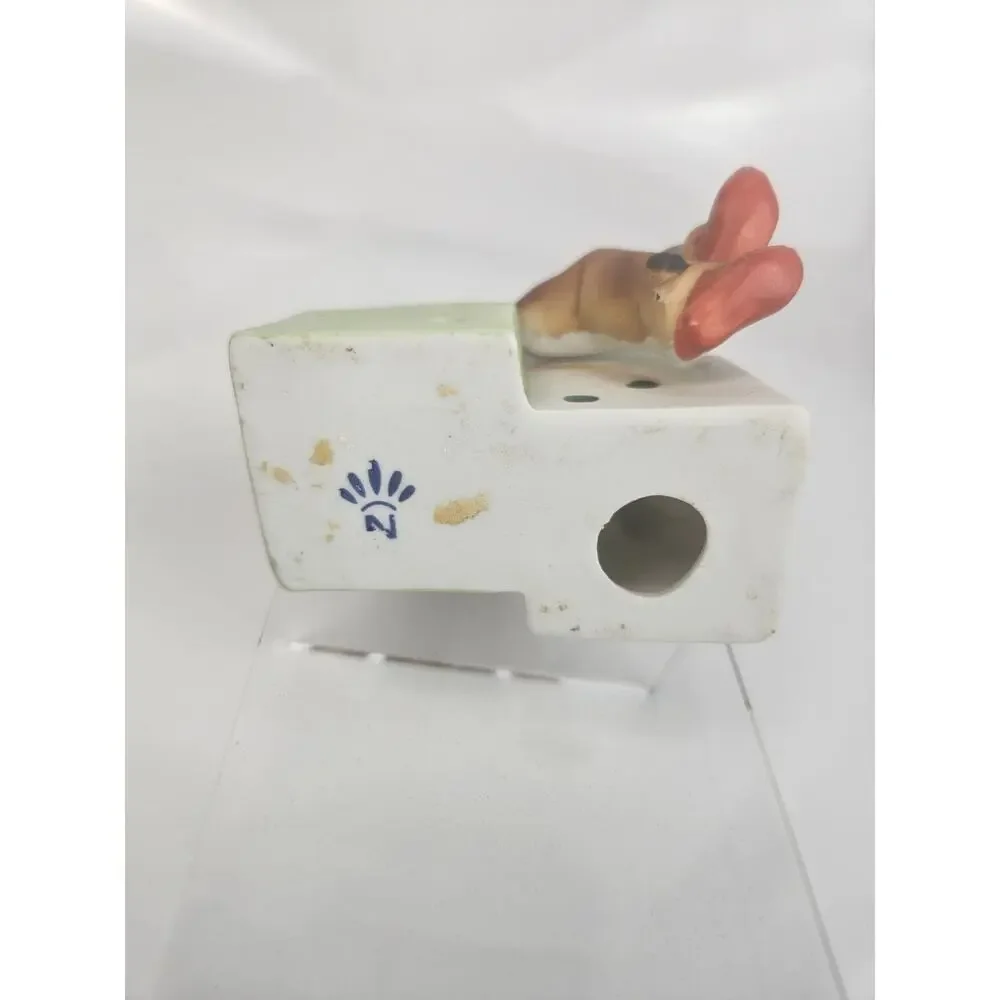 Vintage Capidimonte Ceramic Italian Clown Child Sitting on Dice Figurine‎ 5